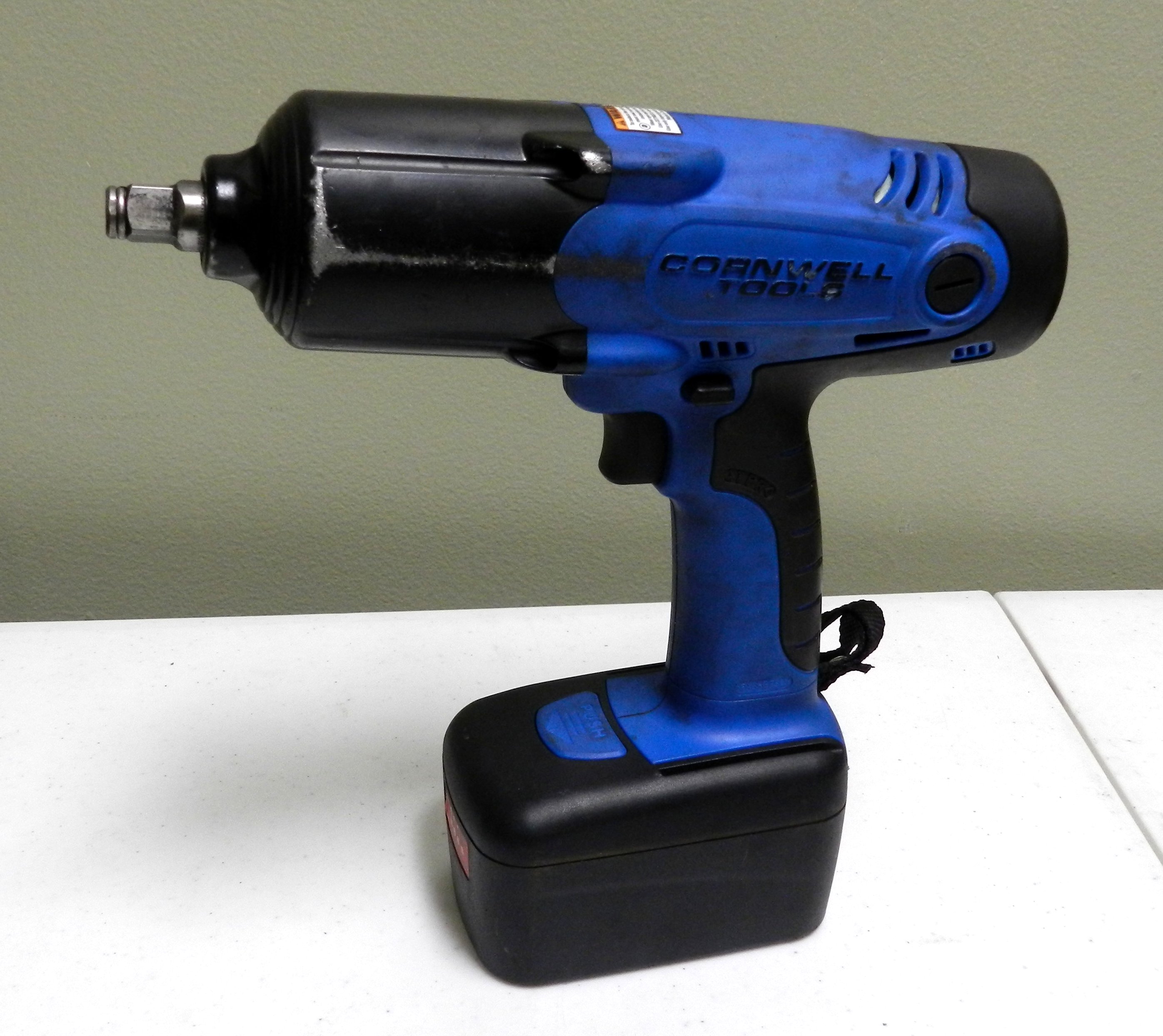 CORNWELL TOOLS CCT18IW 1/2" CORDLESS 18V IMPACT DRIVER